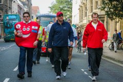 Beefy walking in Oxford